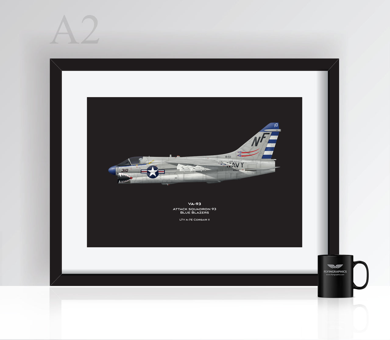 A-7 Corsair II VA-93 - Poster