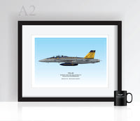 Thumbnail for FA-18F Super Hornet VFA-32 - Poster