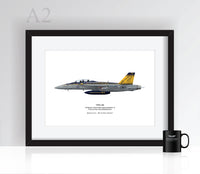 Thumbnail for FA-18F Super Hornet VFA-32 - Poster