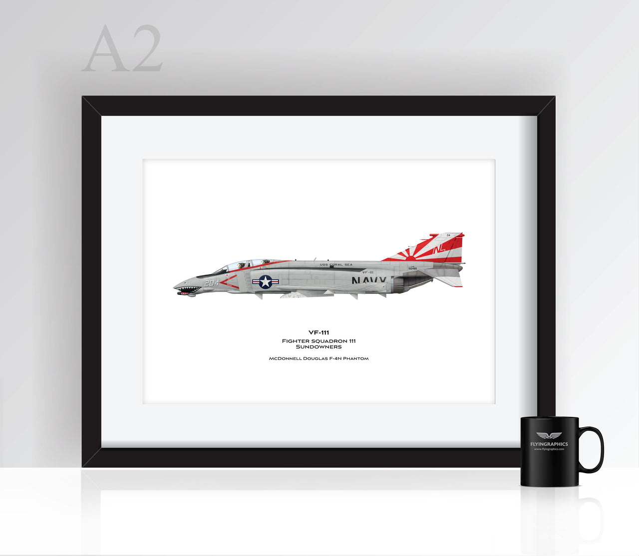 F-4 Phantom VF-111 - Poster