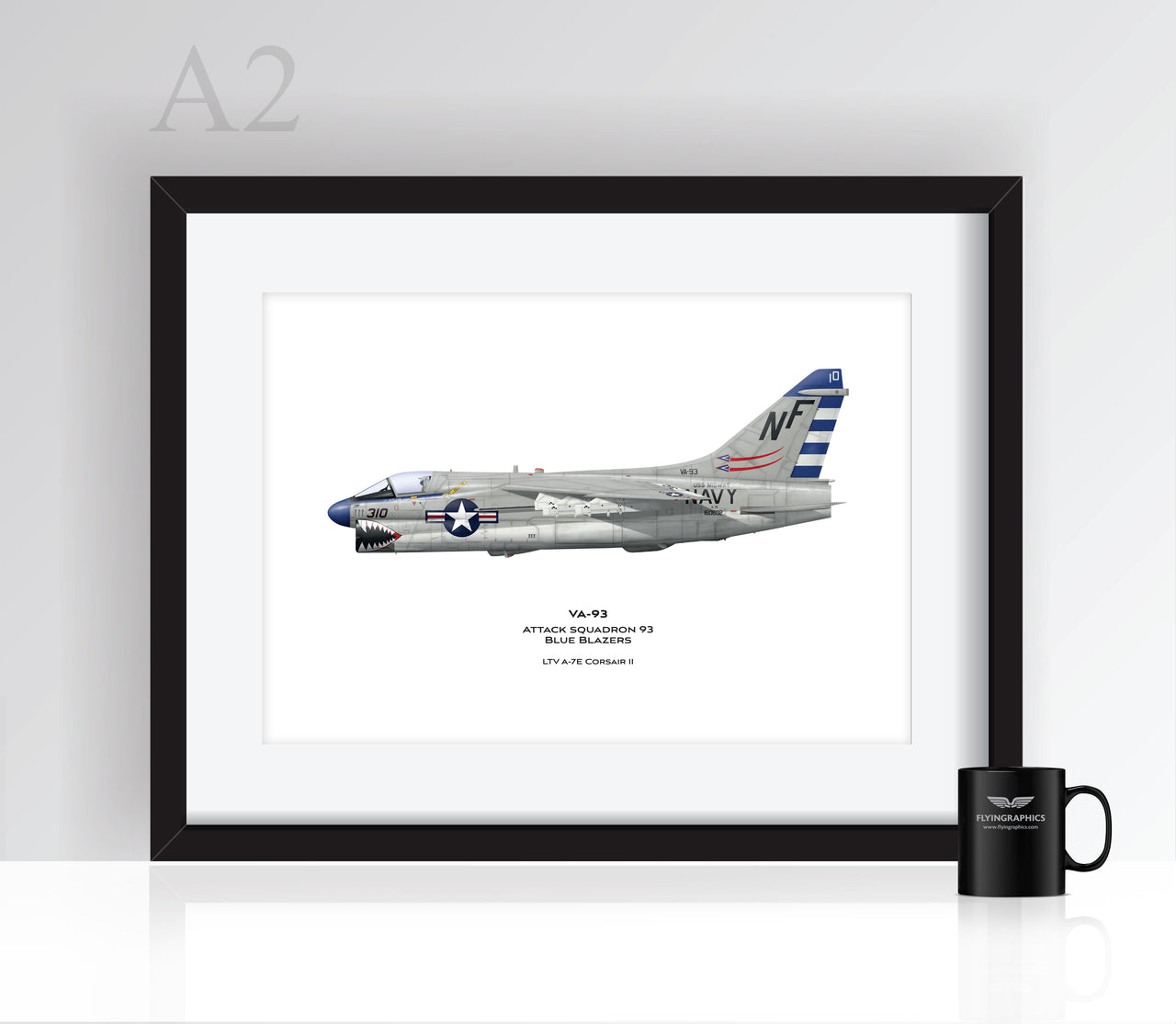 A-7 Corsair II VA-93 - Poster