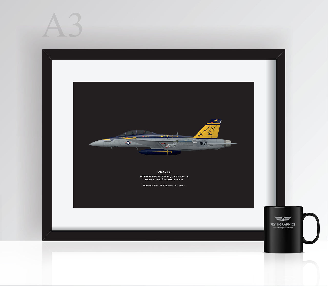 FA-18F Super Hornet VFA-32 - Poster