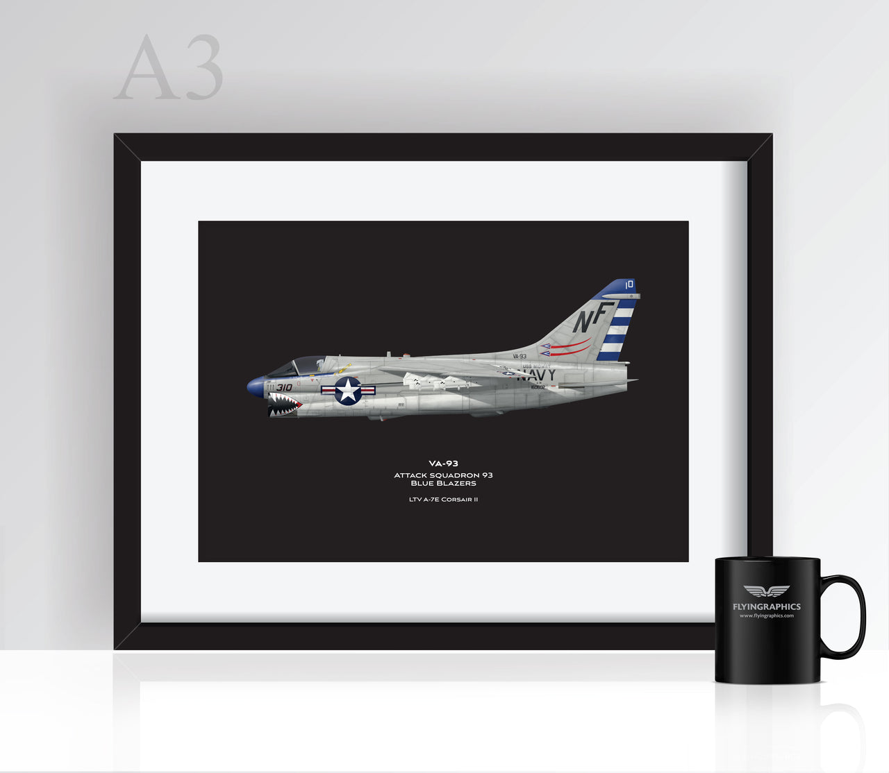 A-7 Corsair II VA-93 - Poster