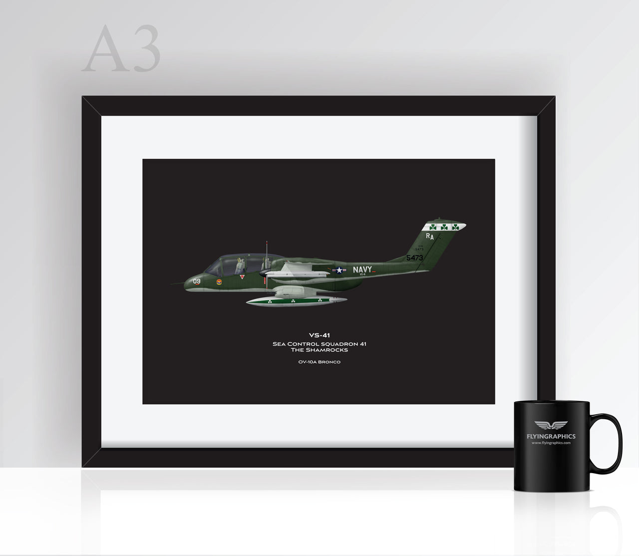 OV-10A Bronco VS-41 - Poster