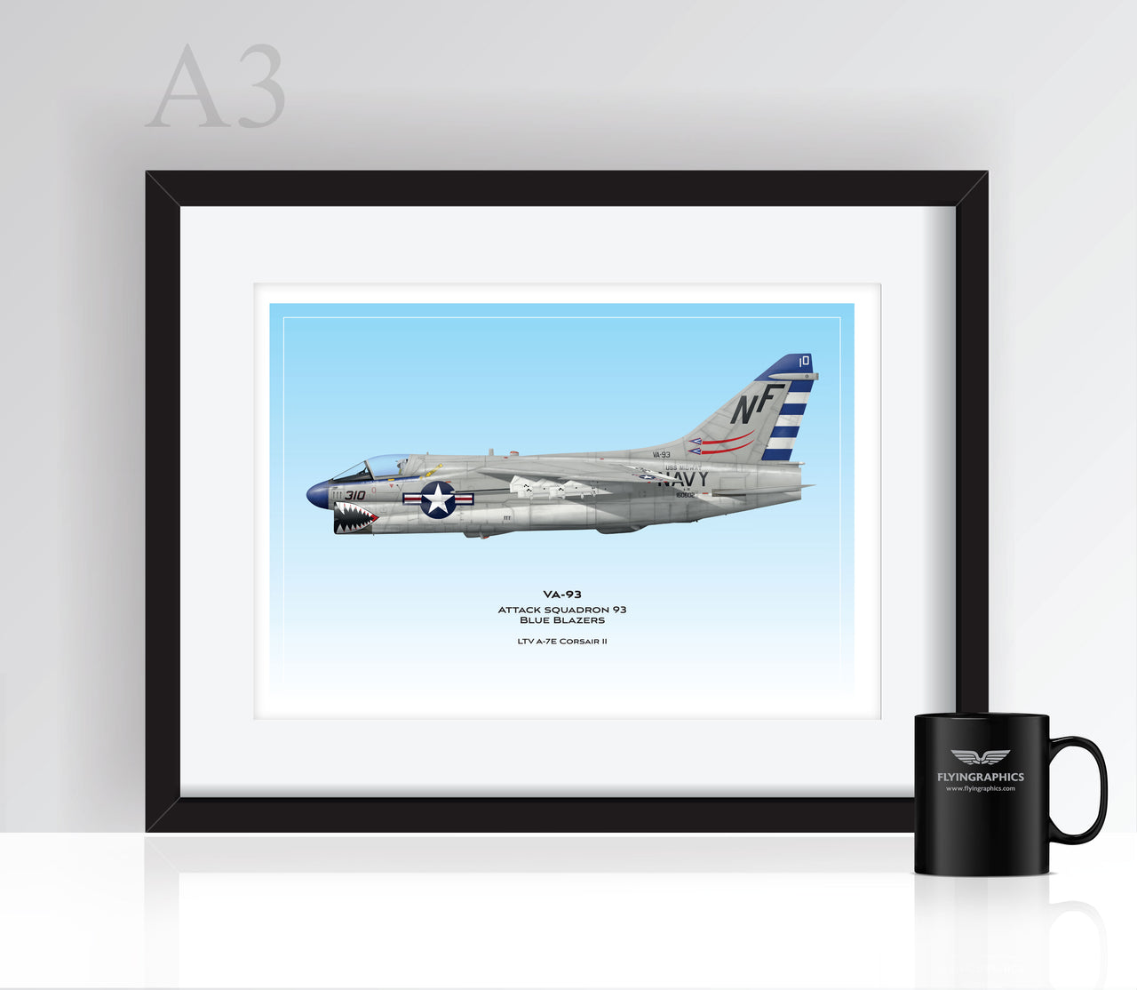 A-7 Corsair II VA-93 - Poster