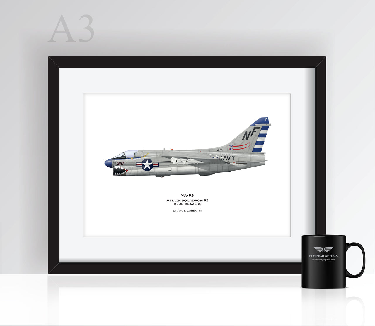 A-7 Corsair II VA-93 - Poster