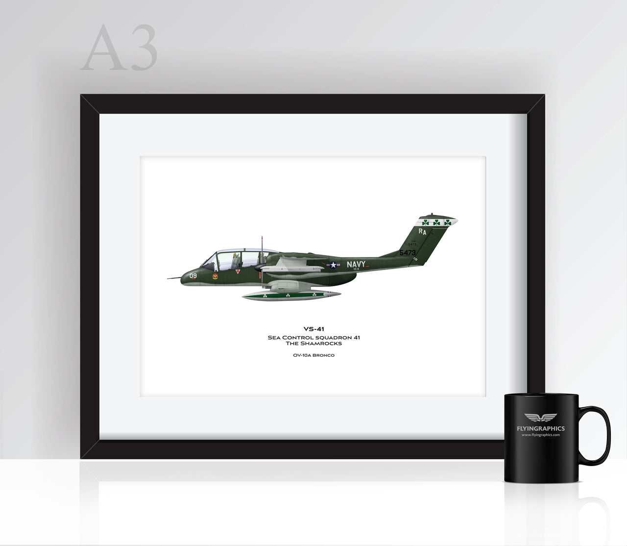 OV-10A Bronco VS-41 - Poster