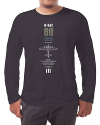 Thumbnail for D-Day B-17 Flying Fortress - Long-sleeve T-shirt