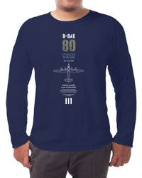 Thumbnail for D-Day B-24 Liberator - Long-sleeve T-shirt