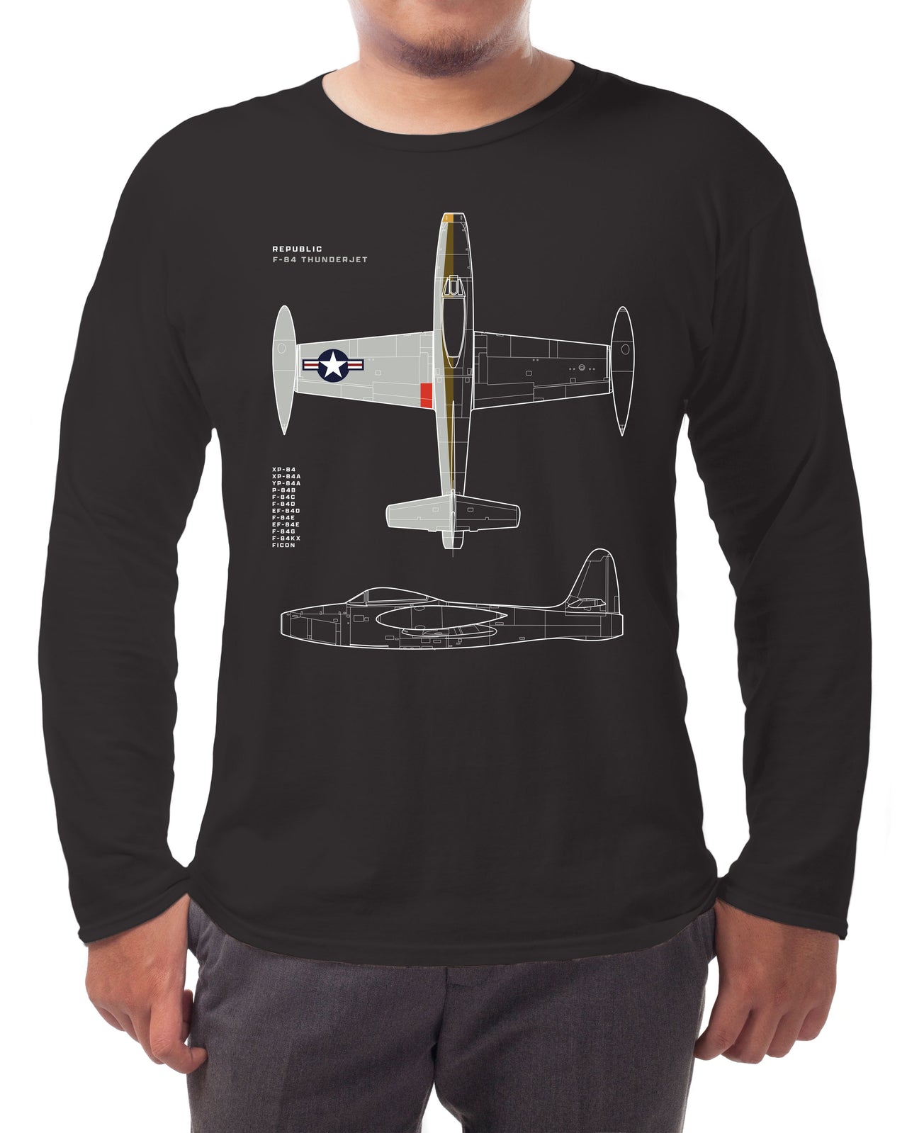 F-84 Thunderjet - Long-sleeve T-shirt