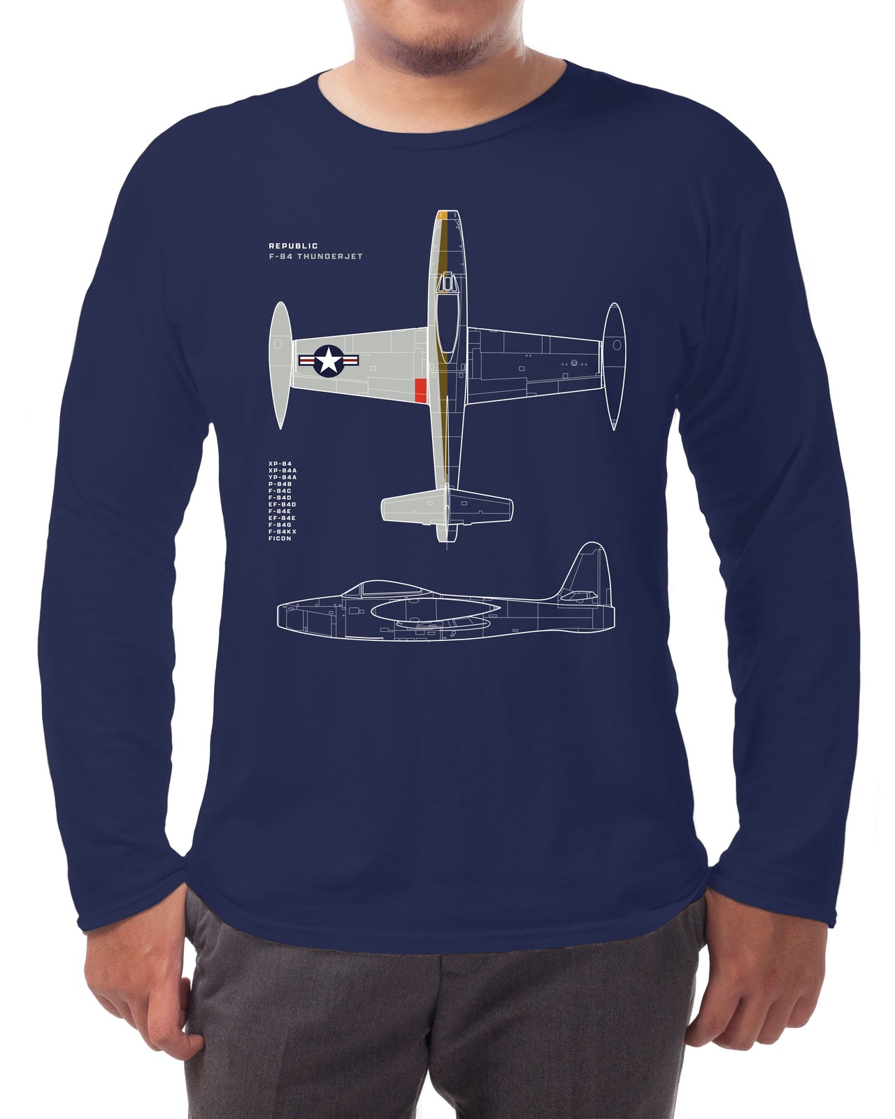 F-84 Thunderjet - Long-sleeve T-shirt