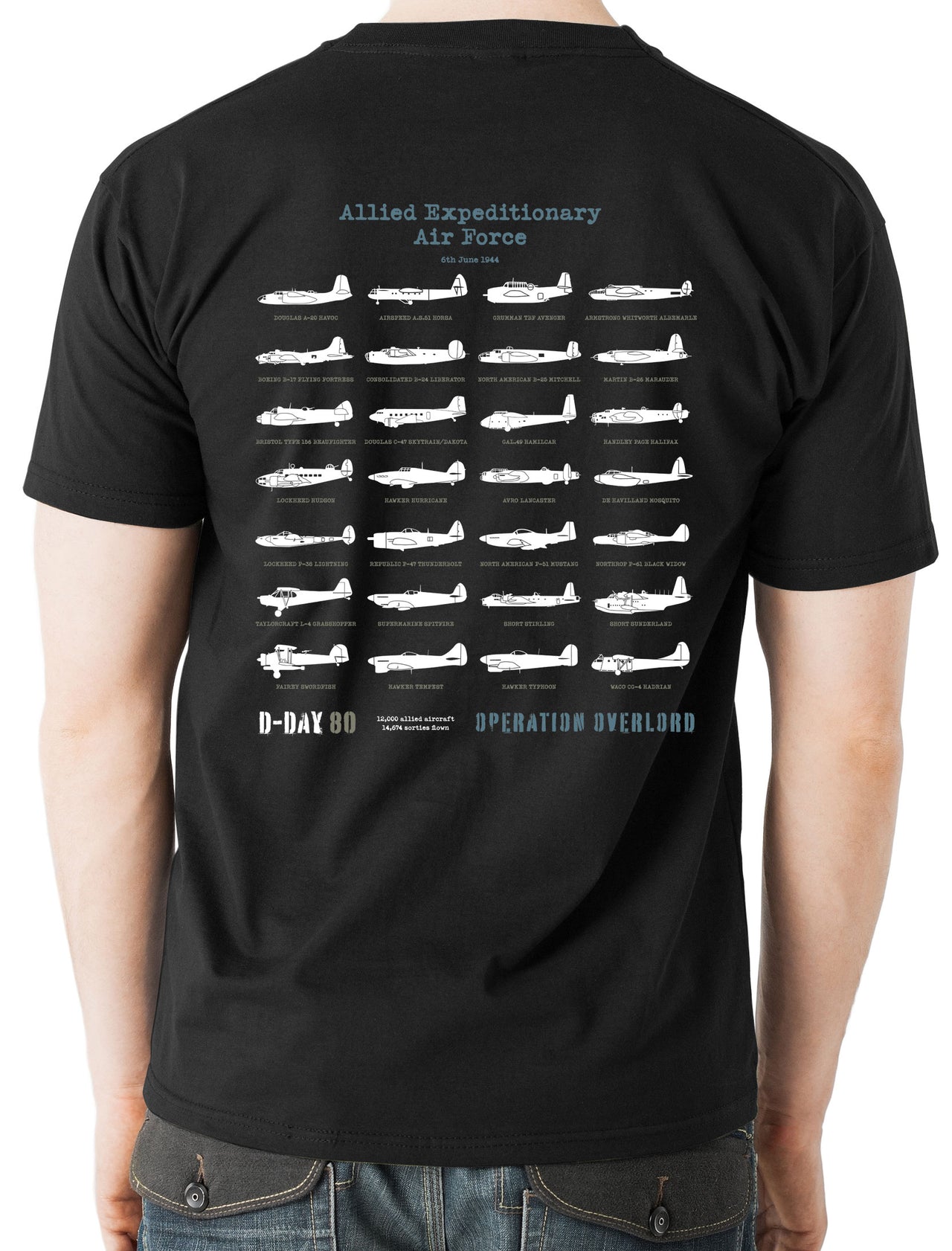 D-Day Mosquito t-shirt | Flyingraphics