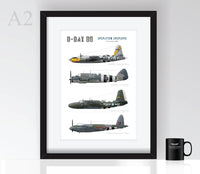 Thumbnail for D-Day Medium Bomber Profiles - Poster