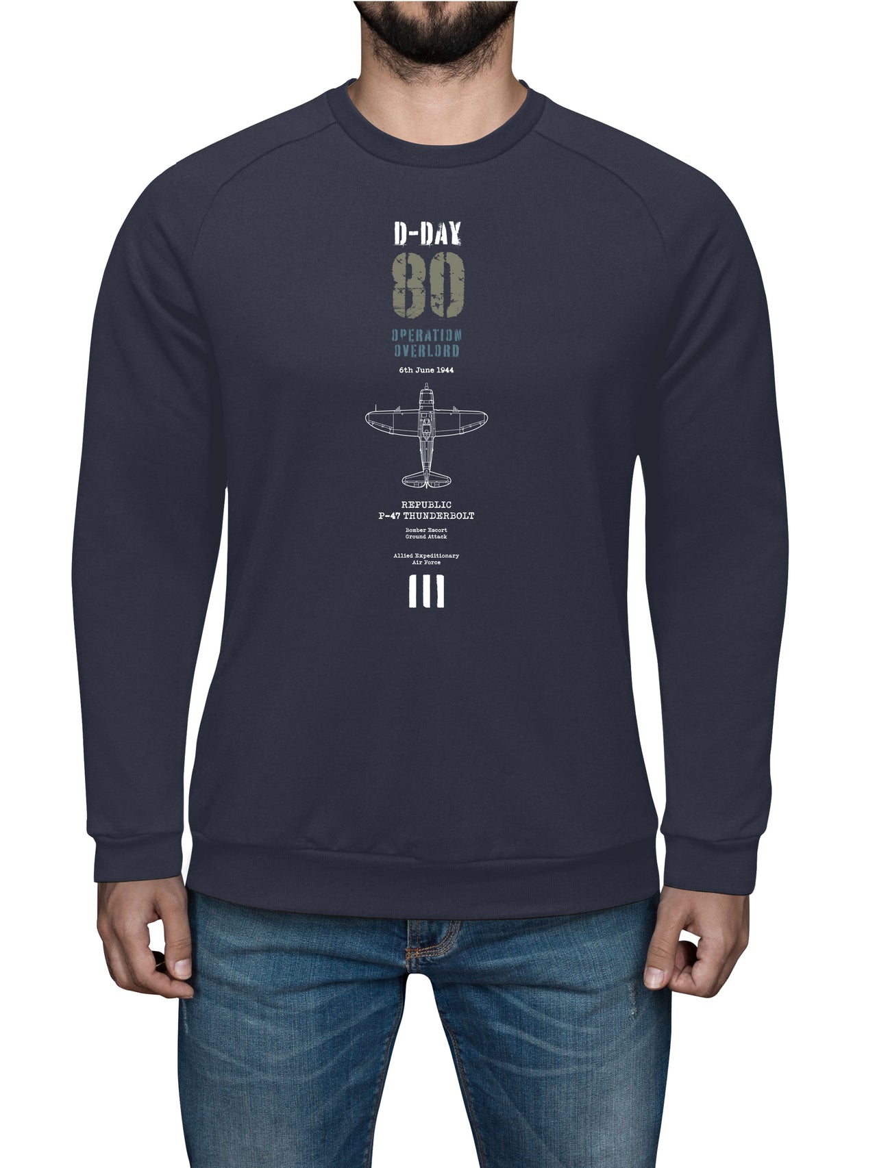 D-Day P-47 Thunderbolt - Sweat Shirt