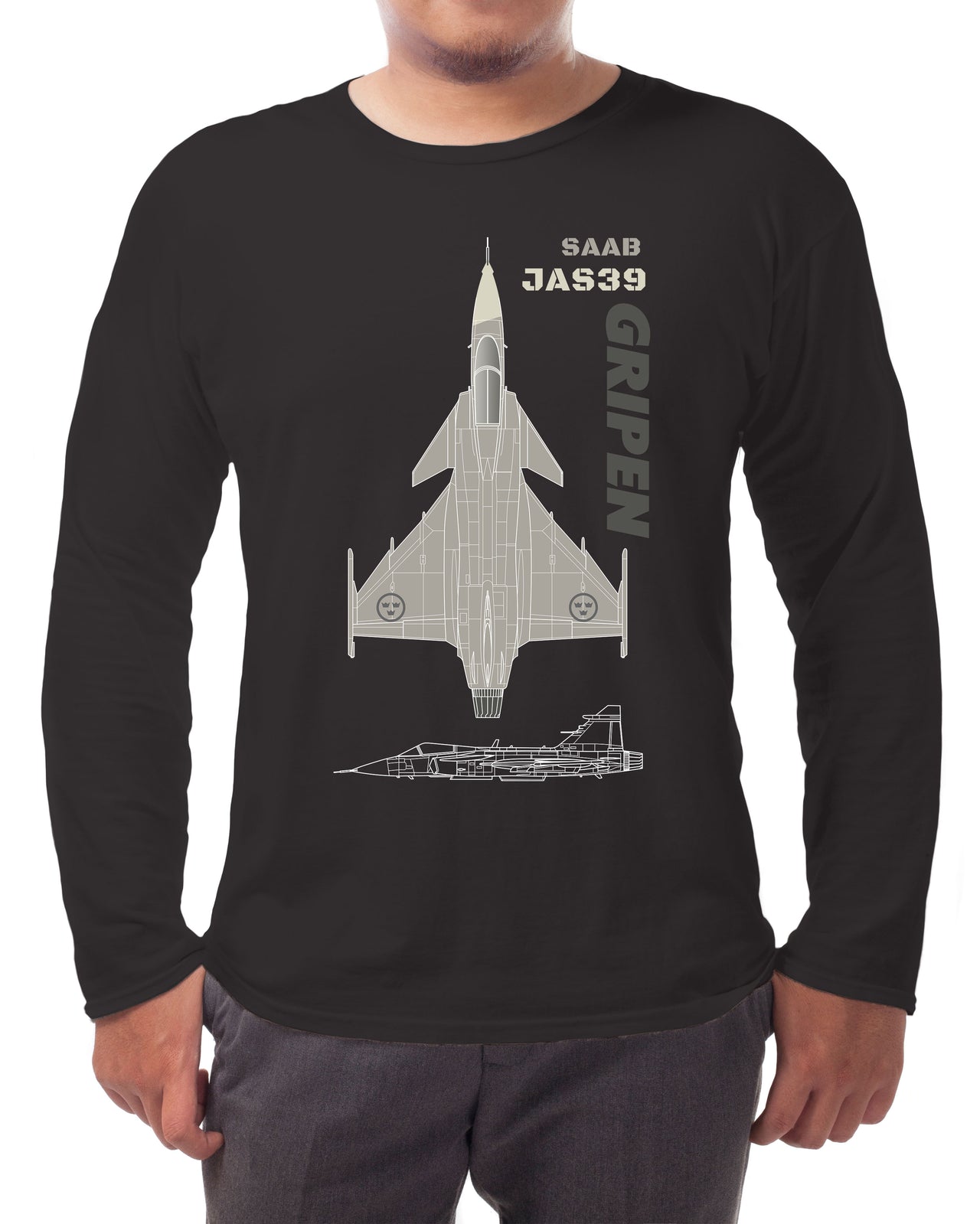 Saab Gripen - Long-sleeve T-shirt