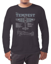 Thumbnail for Hawker Tempest - Long-sleeve T-shirt