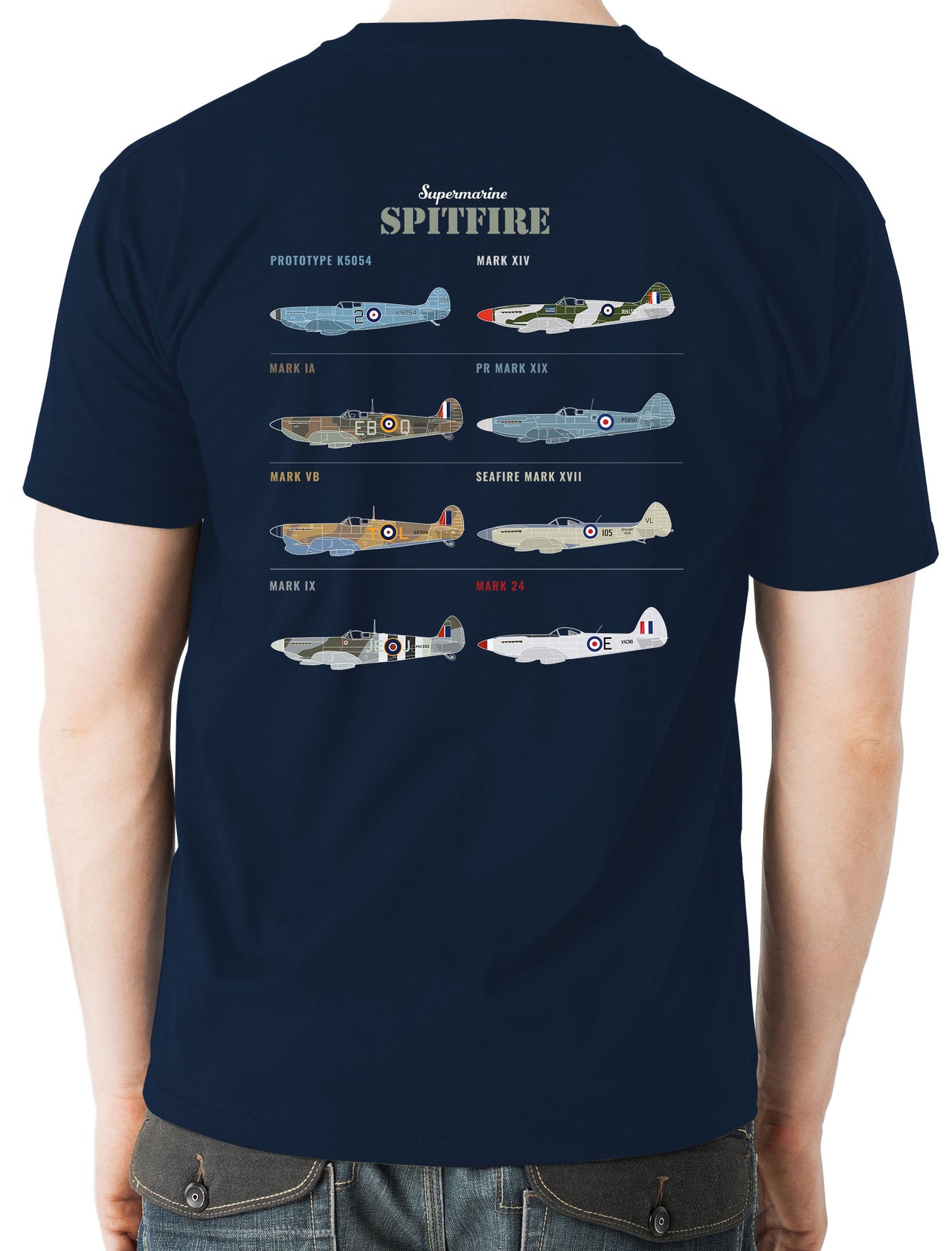 Spitfire Prototype K5054 - T-shirt