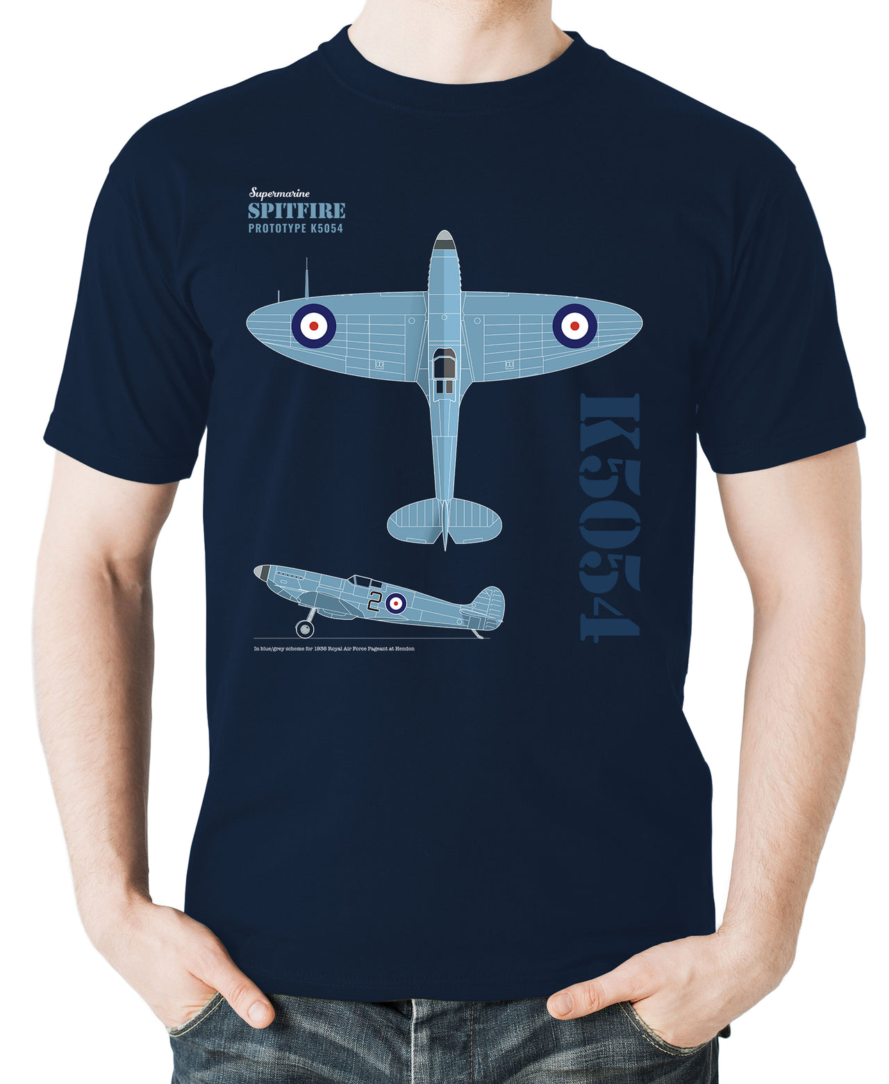 Spitfire Prototype K5054 - T-shirt