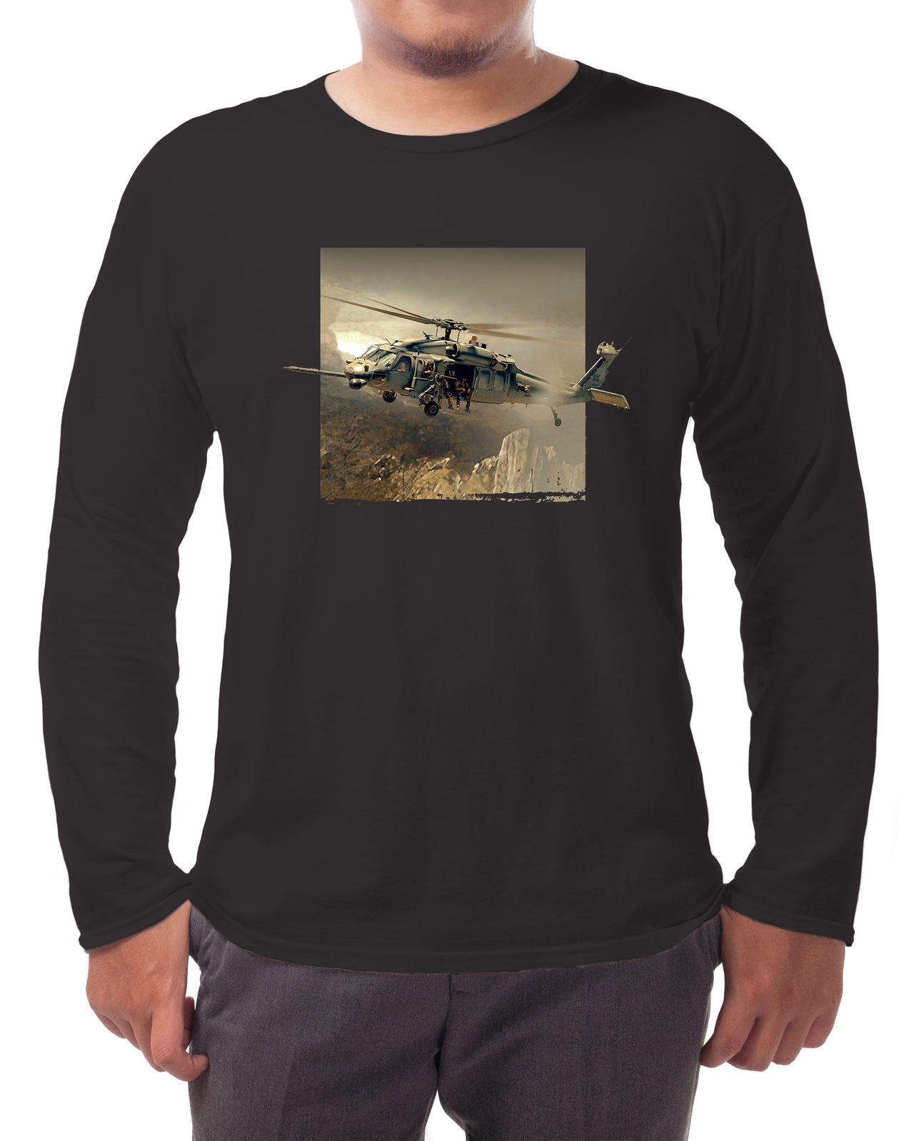 Pave Hawk - Long-sleeve T-shirt