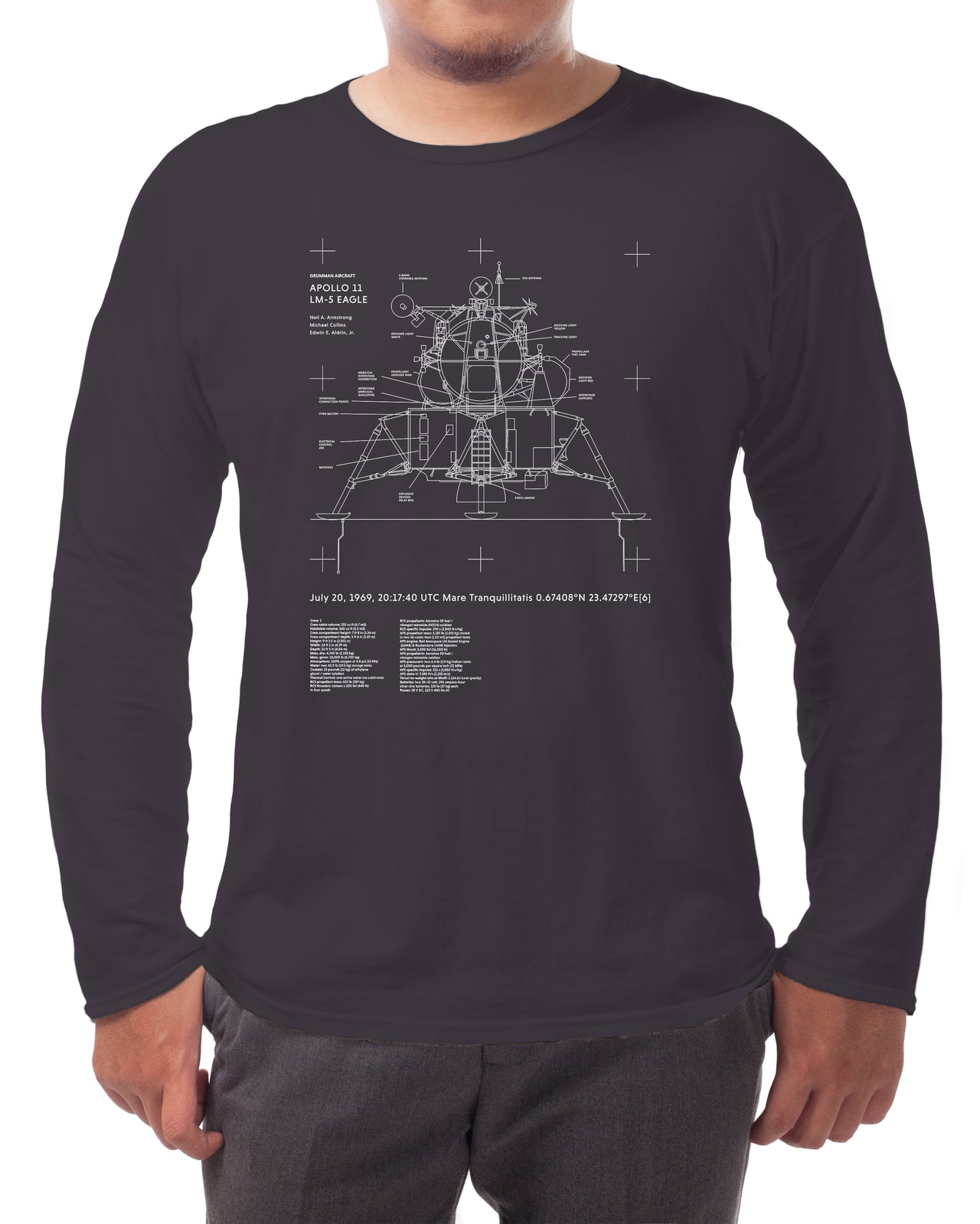 Apollo 11 Lunar Module - Long-sleeve T-shirt