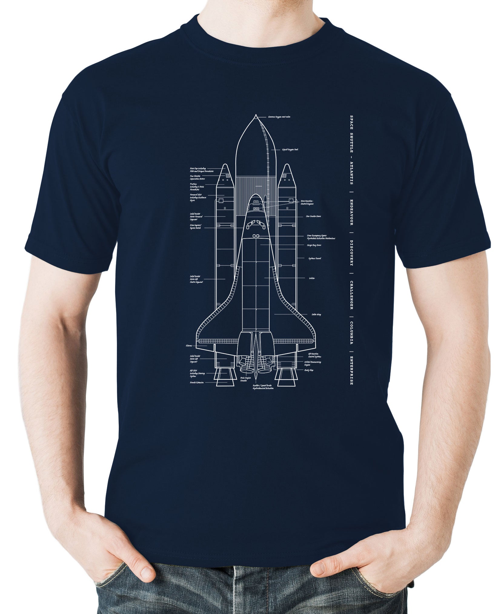 Space Shuttle t-shirt | Flyingraphics