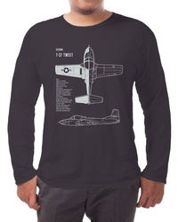 Thumbnail for T-37 Tweet - Long-sleeve T-shirt