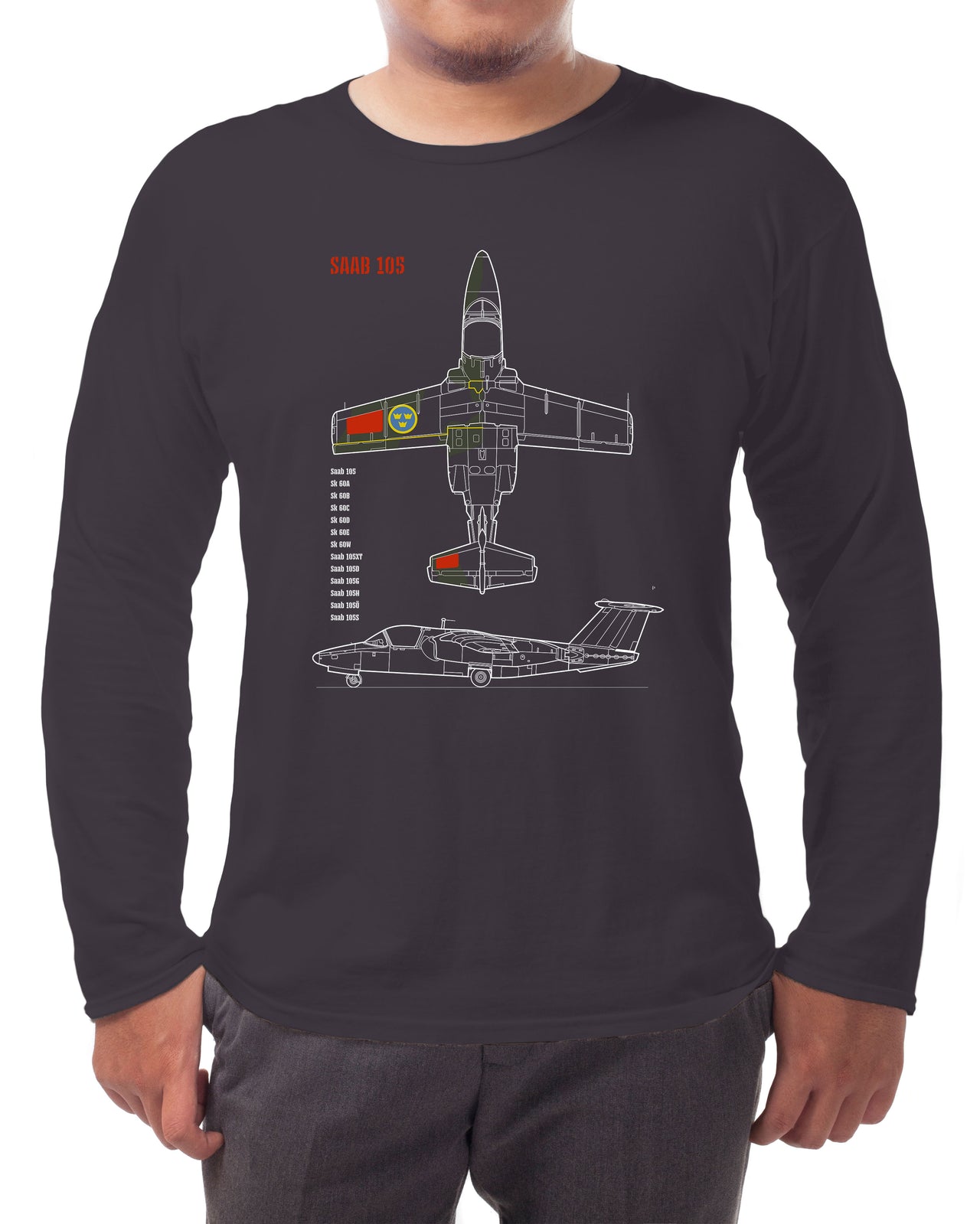 Saab 105 - Long-sleeve T-shirt